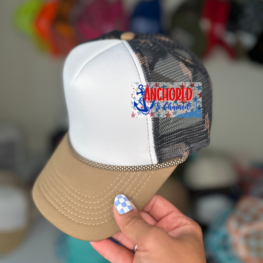 Two tone Lightning Bolt Trucker hat
